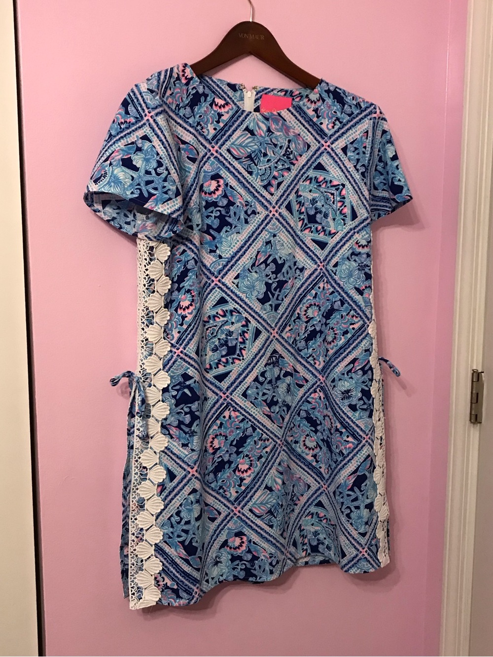 Lilly Pulitzer meet me on the dock Blanca romper size 12